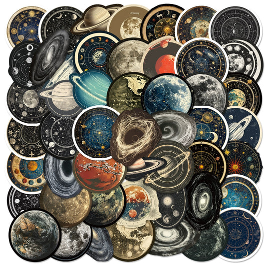 Universe planets stickers
