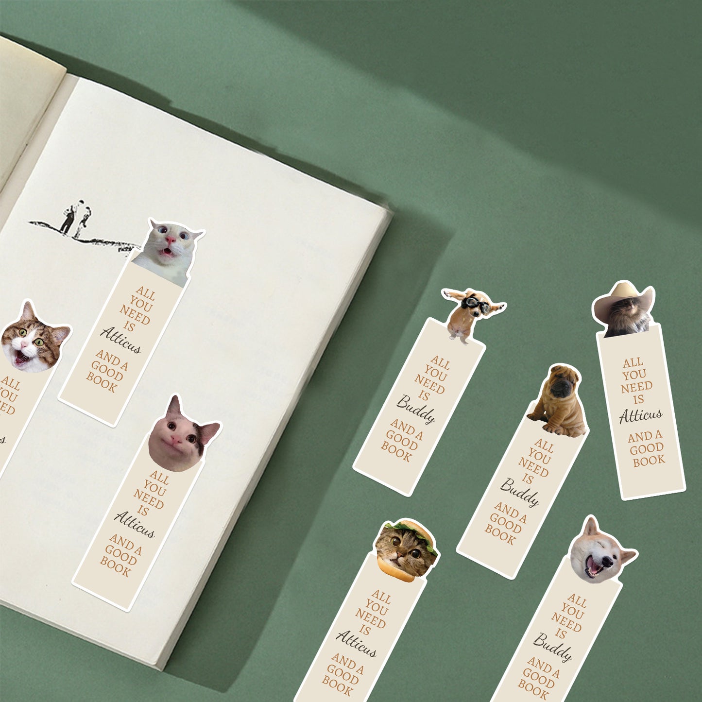 Animals Memes Series Bookmarks