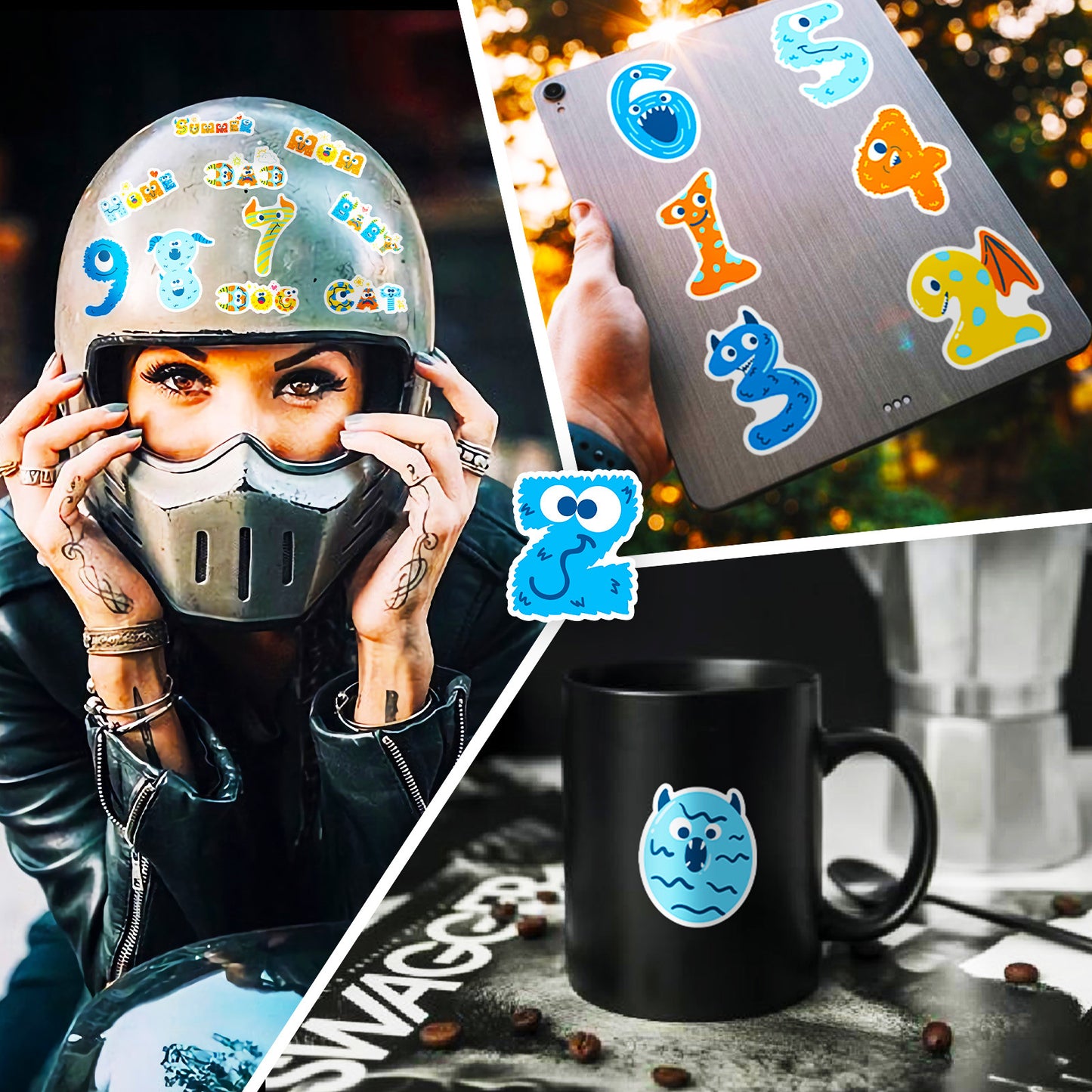 Cartoon Beast Stickers