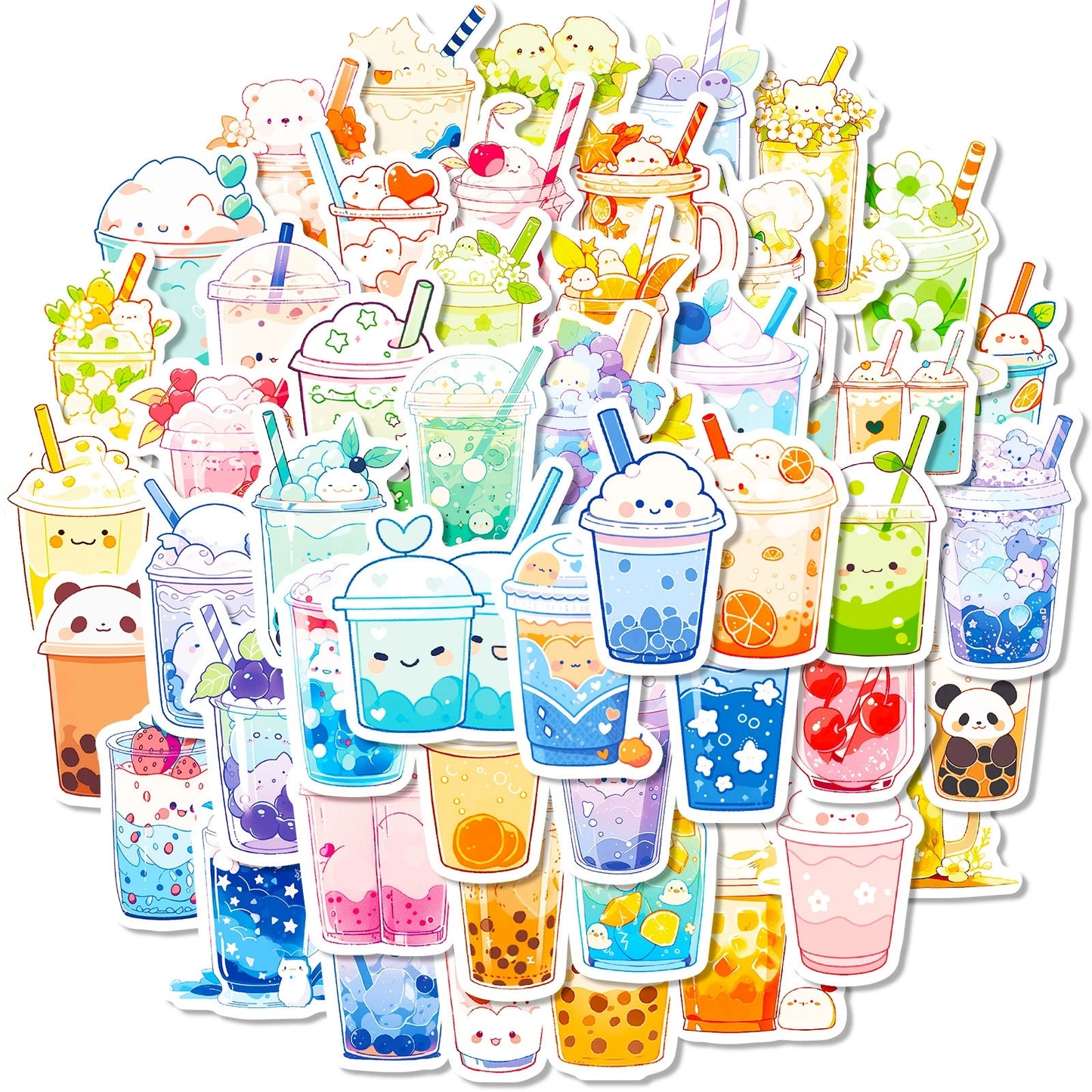 Bubble tea stickers