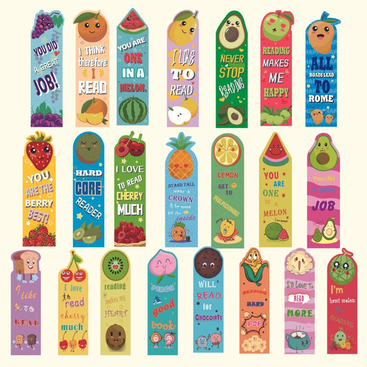 Fruit-Shaped Bookmarks