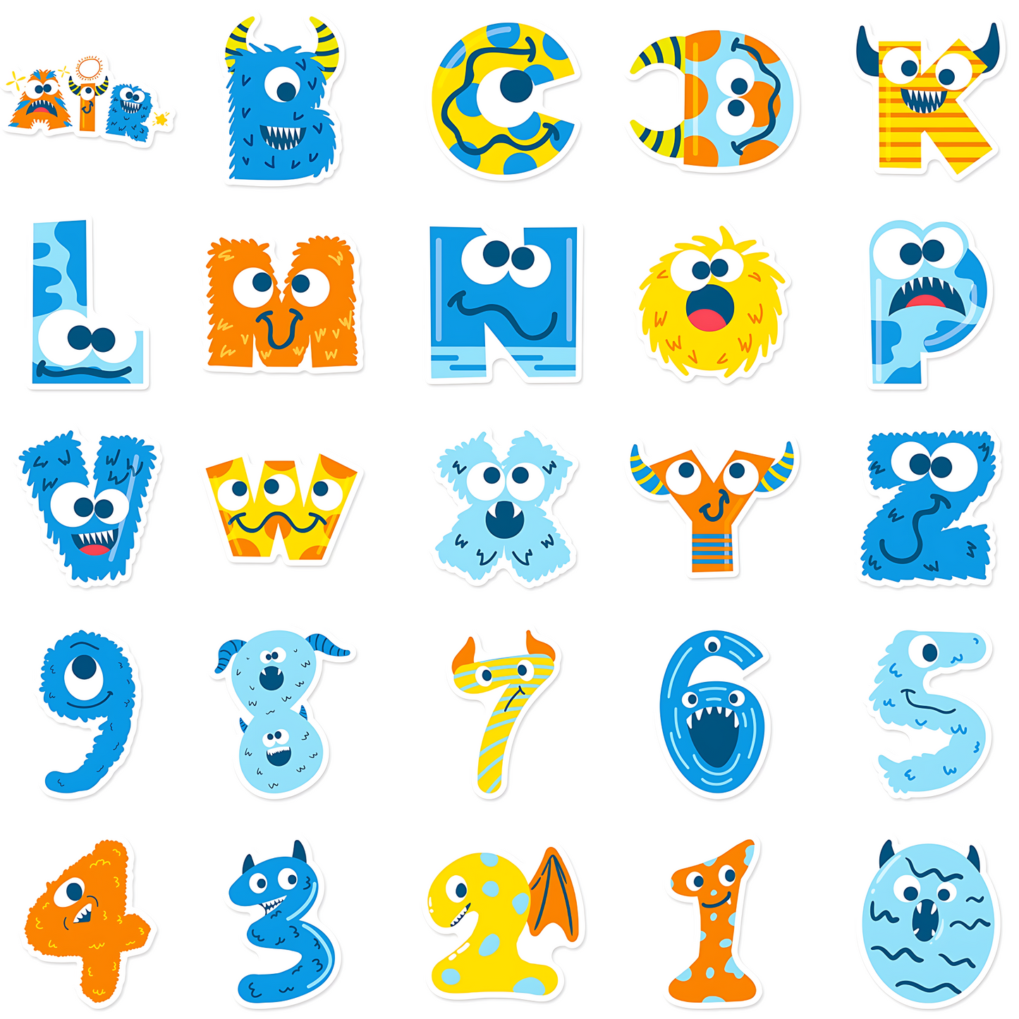 Cartoon Beast Stickers