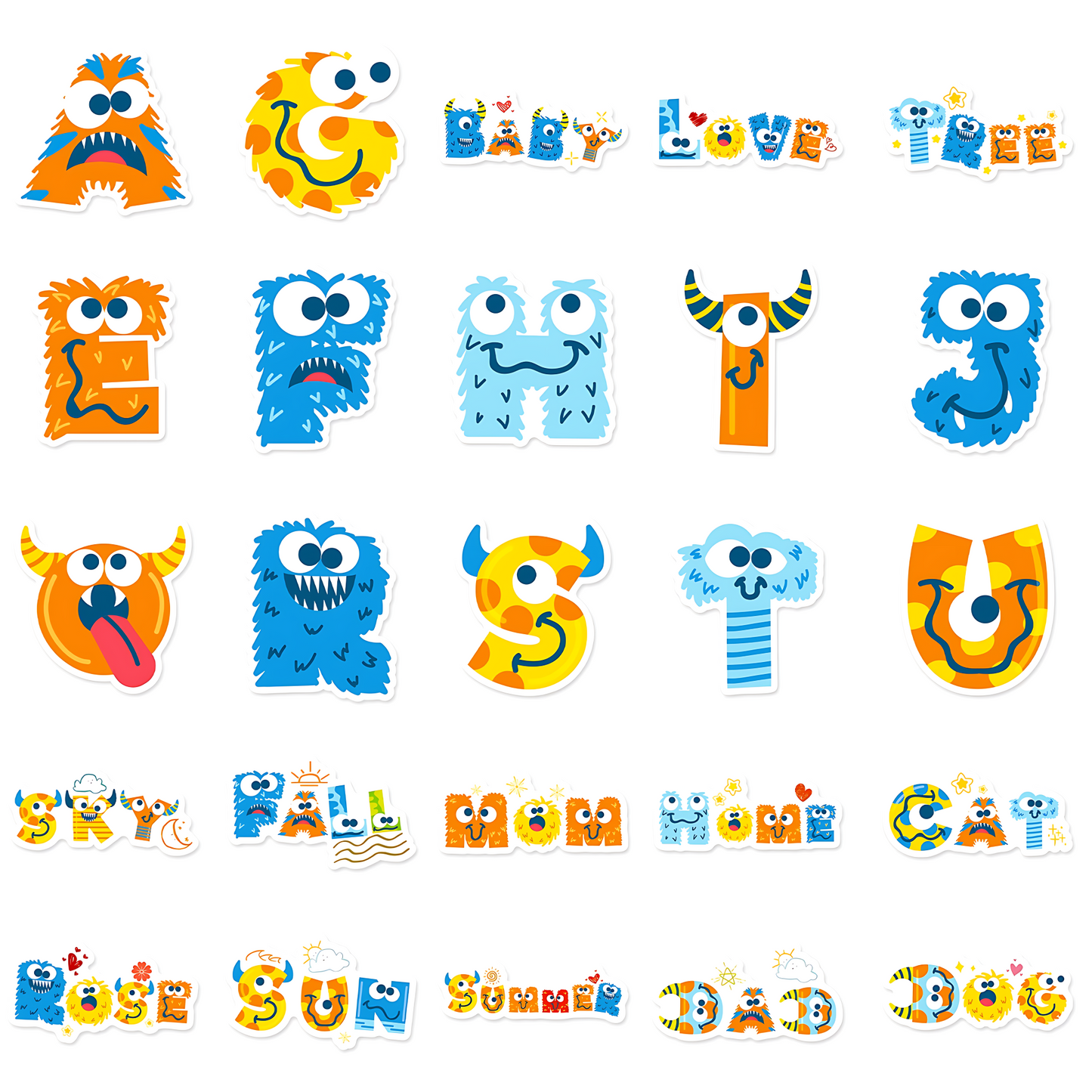 Cartoon Beast Stickers